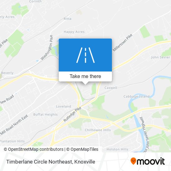 Timberlane Circle Northeast map