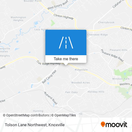 Mapa de Tolson Lane Northwest