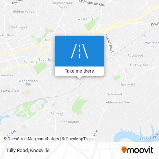 Mapa de Tully Road