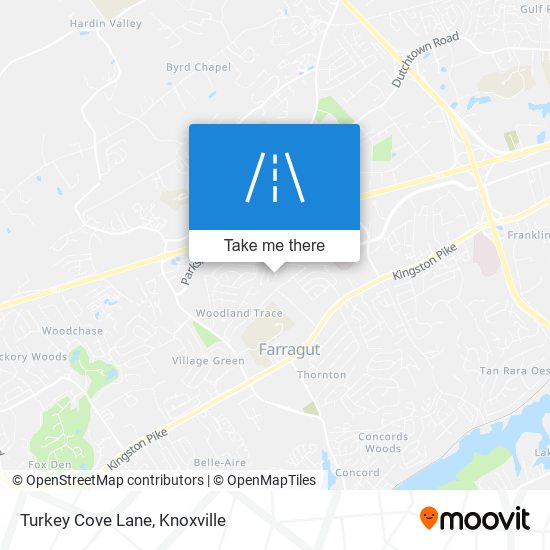 Mapa de Turkey Cove Lane