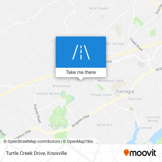 Mapa de Turtle Creek Drive