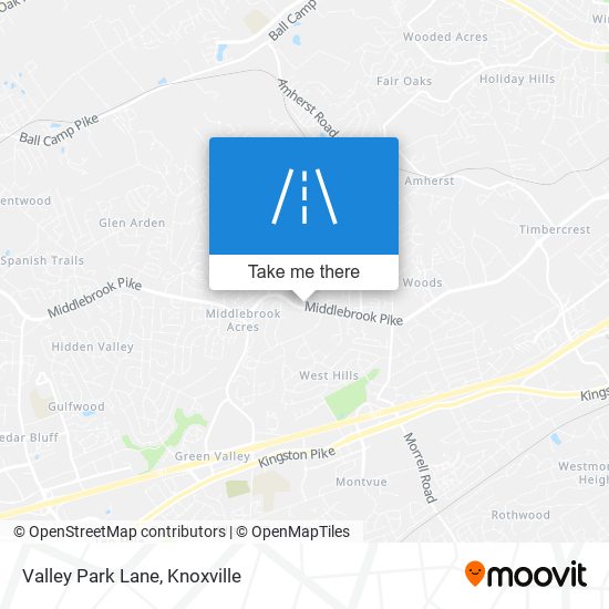 Valley Park Lane map