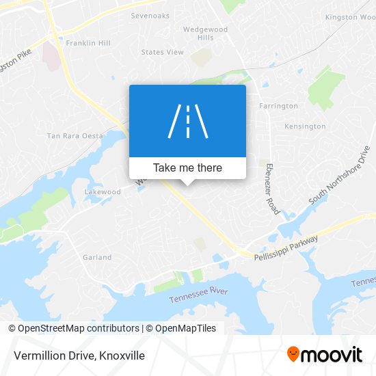 Mapa de Vermillion Drive