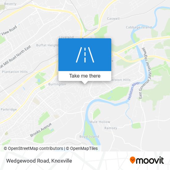 Mapa de Wedgewood Road