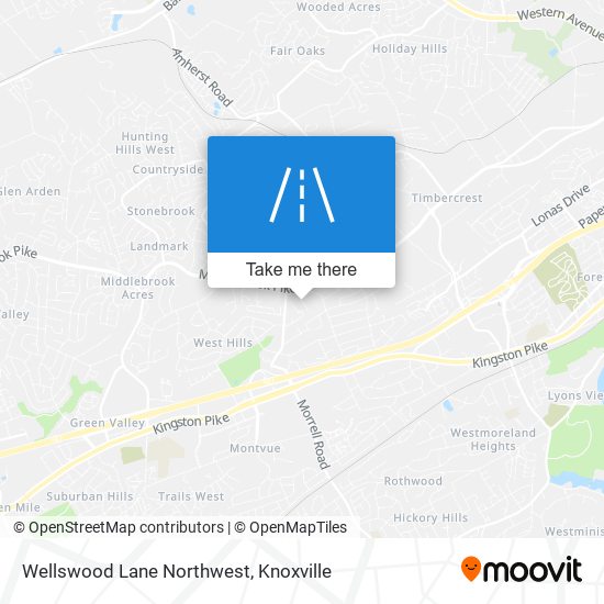 Wellswood Lane Northwest map