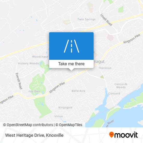 West Heritage Drive map