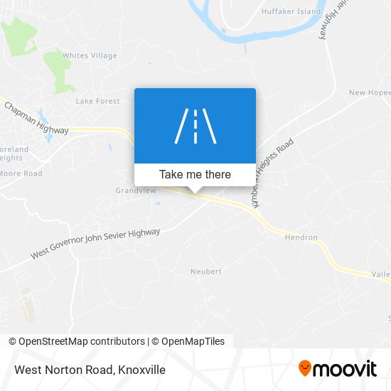 West Norton Road map