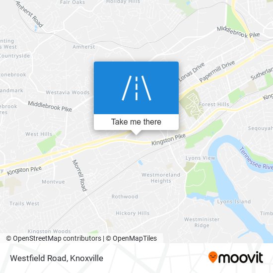 Westfield Road map