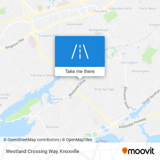 Westland Crossing Way map