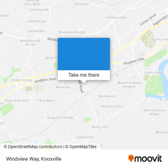 Windview Way map