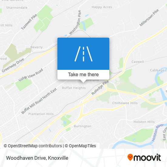 Mapa de Woodhaven Drive