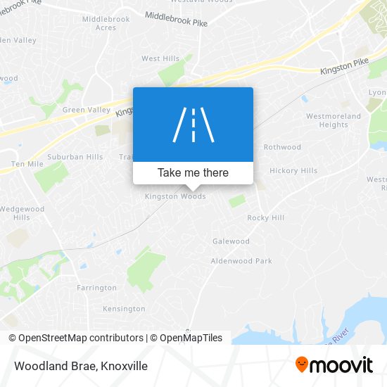 Woodland Brae map