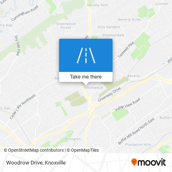 Woodrow Drive map