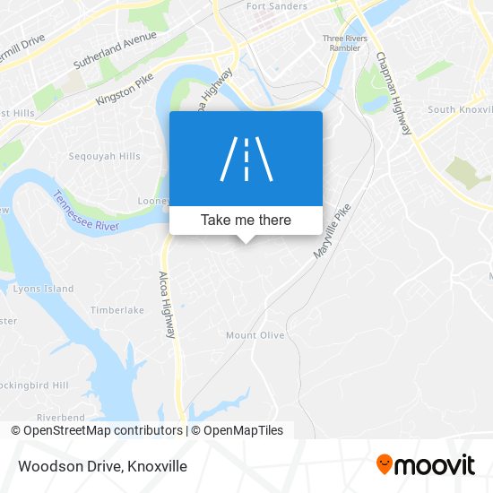 Woodson Drive map