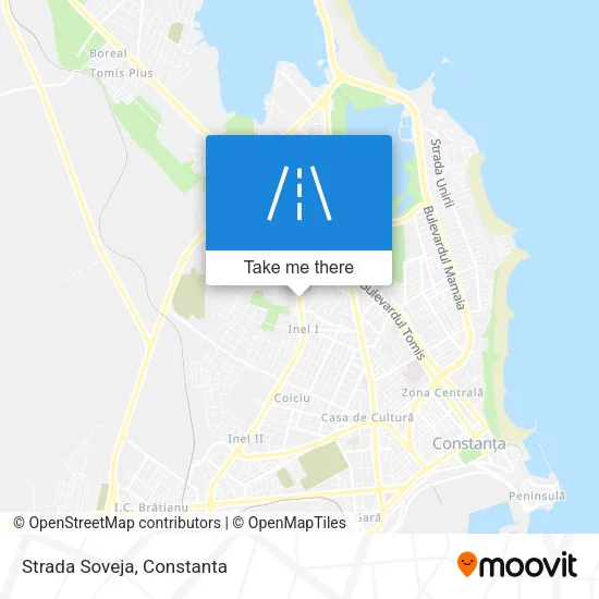Strada Soveja map