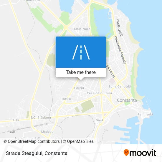 Strada Steagului map