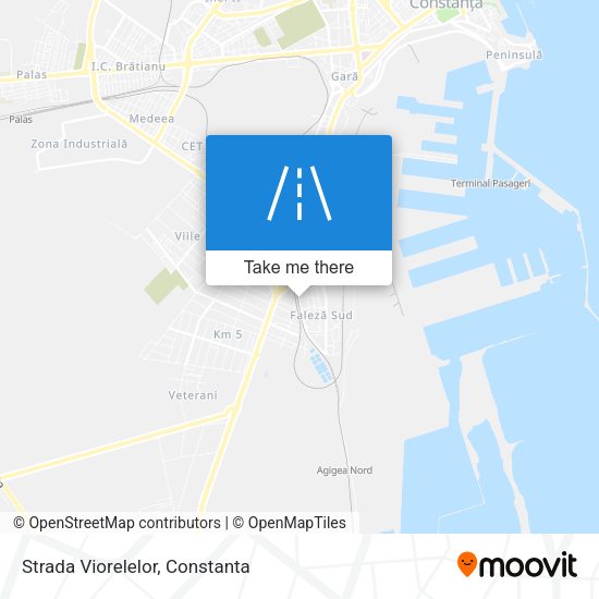 Strada Viorelelor map