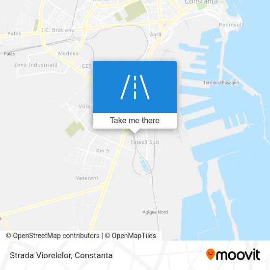 Strada Viorelelor map
