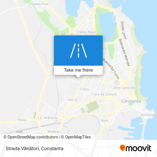 Strada Vânători map