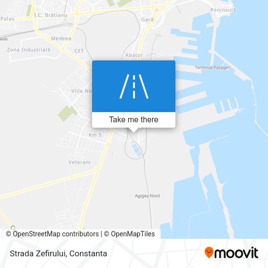 Strada Zefirului map