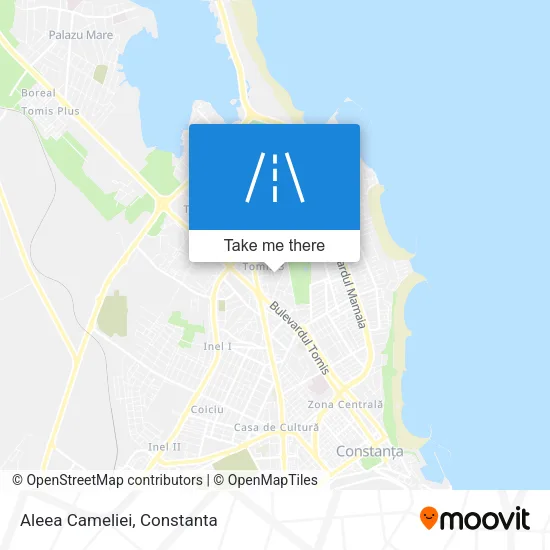 Aleea Cameliei map