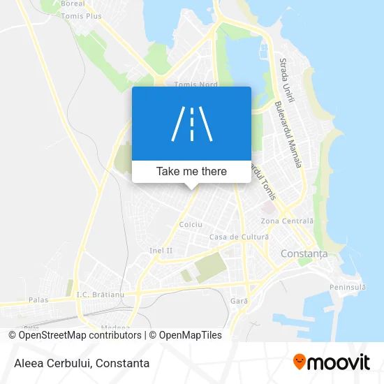 Aleea Cerbului map