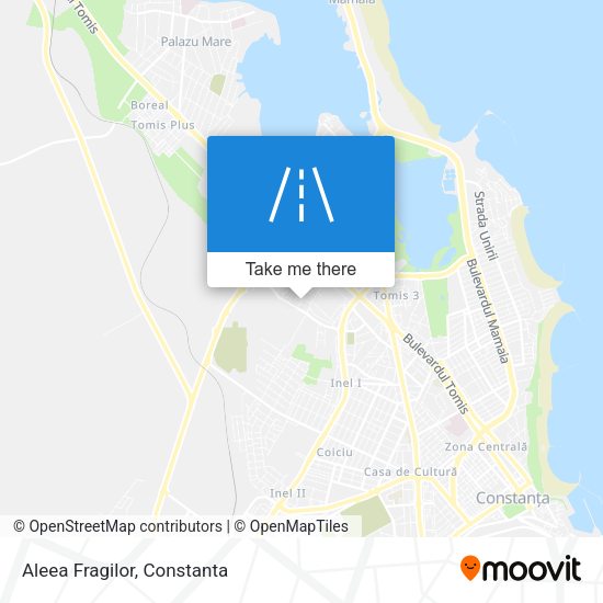 Aleea Fragilor map