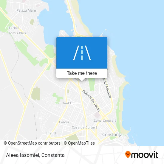 Aleea Iasomiei map