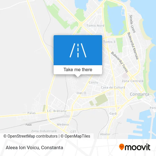 Aleea Ion Voicu map