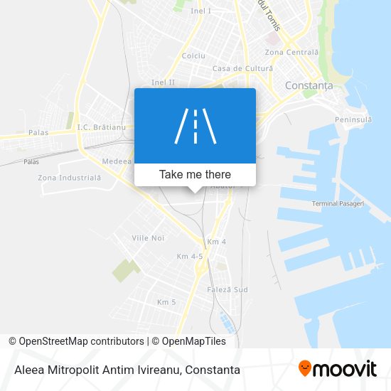Aleea Mitropolit Antim Ivireanu map