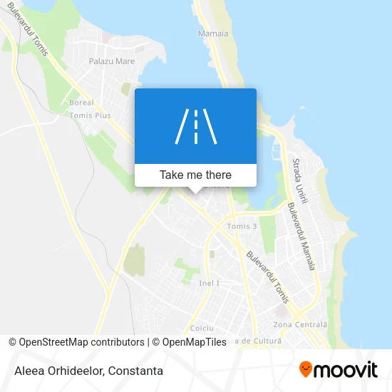 Aleea Orhideelor map