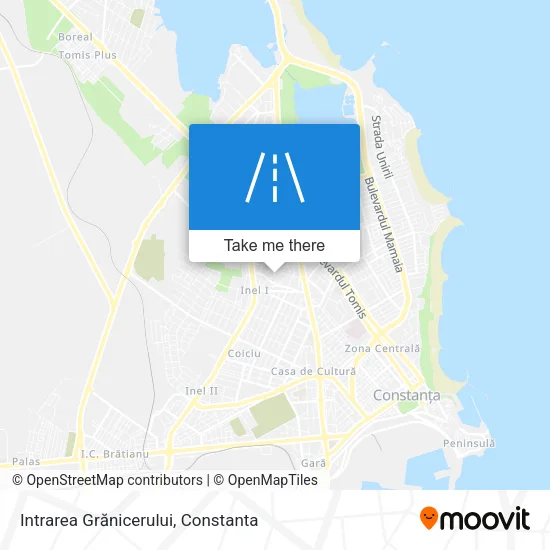 Intrarea Grănicerului map