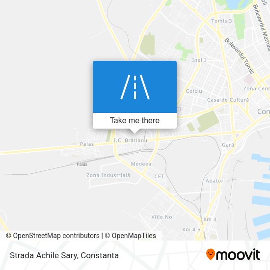 Strada Achile Sary map