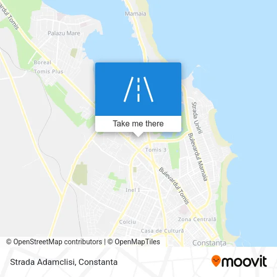 Strada Adamclisi map