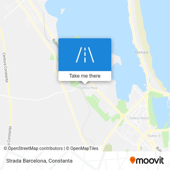 Strada Barcelona map