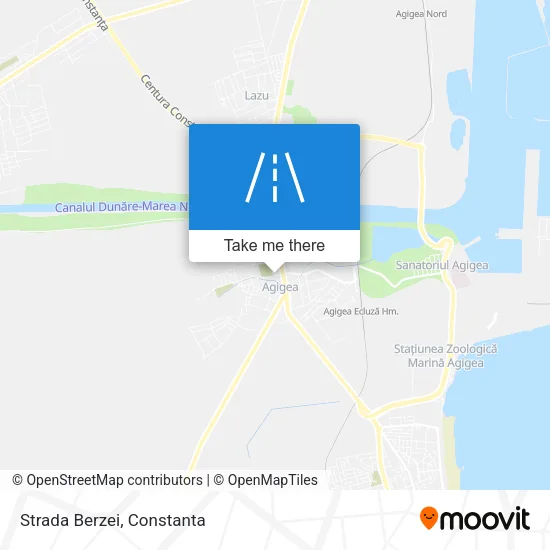 Strada Berzei map