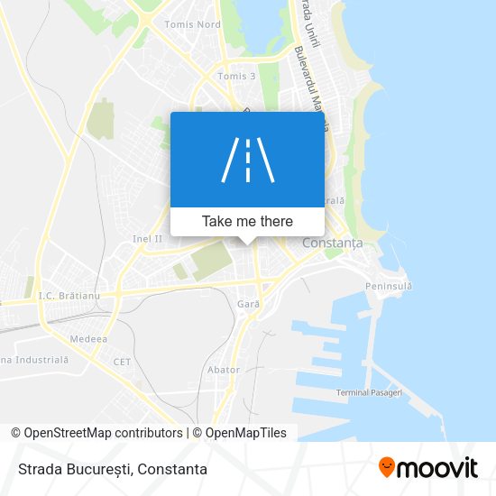 Strada București map