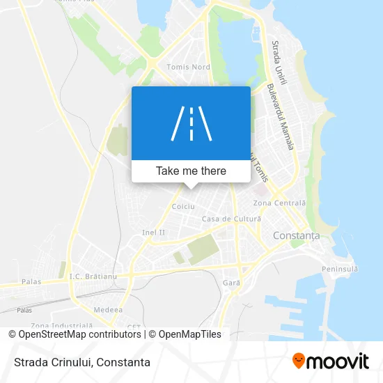 Strada Crinului map