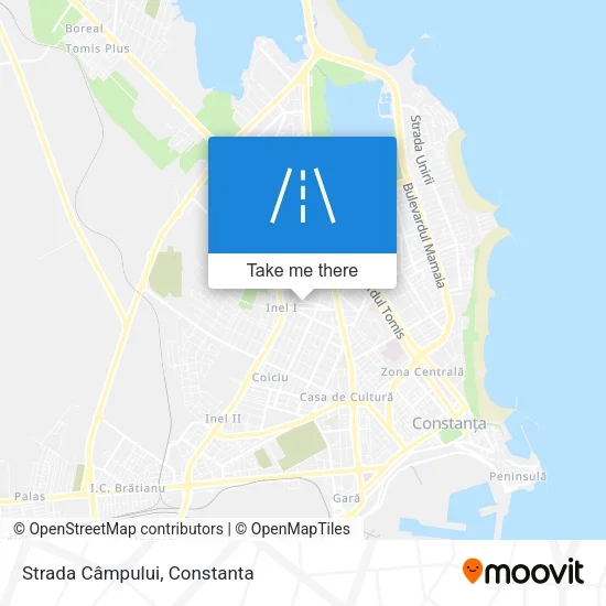 Strada Câmpului map