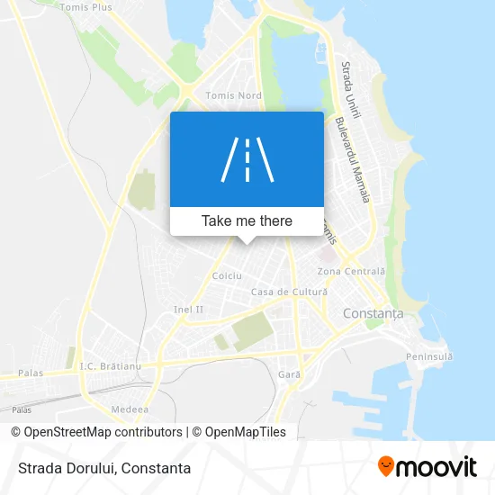 Strada Dorului map