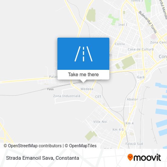 Strada Emanoil Sava map