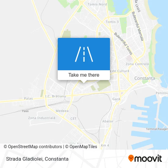 Strada Gladiolei map