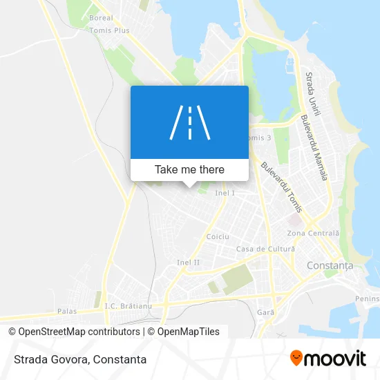 Strada Govora map