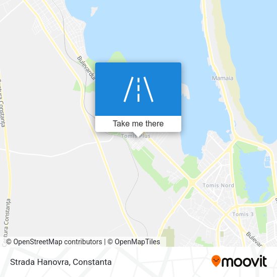 Strada Hanovra map