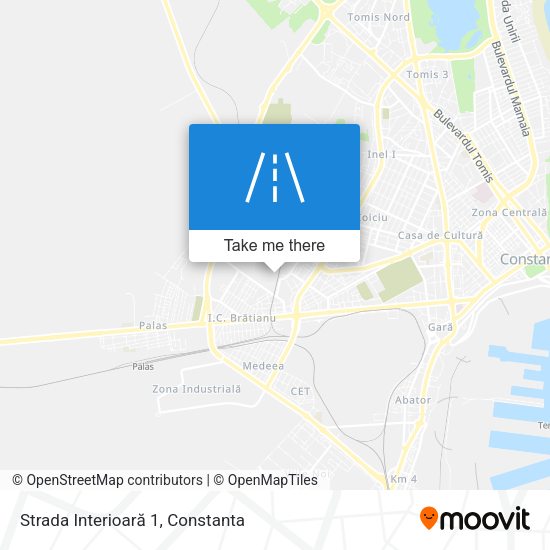 Strada Interioară 1 map