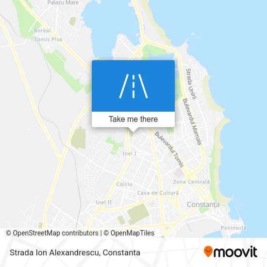 Strada Ion Alexandrescu map