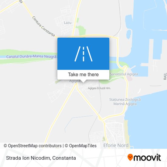 Strada Ion Nicodim map