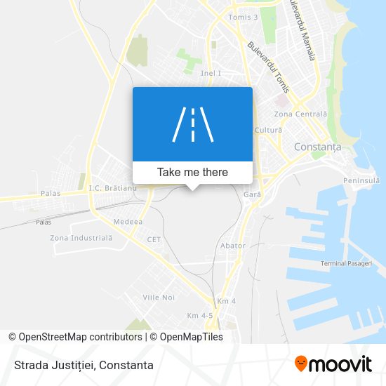 Strada Justiției map