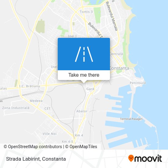 Strada Labirint map