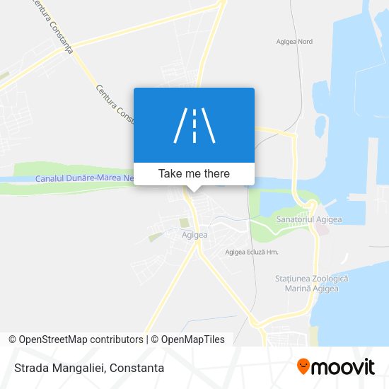 Strada Mangaliei map